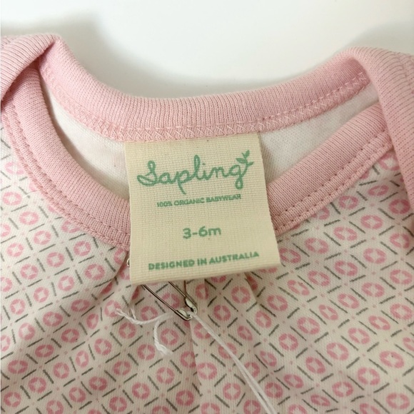 Sapling dusty pink tank top size 3-6 mo new - Picture 3 of 5